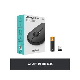 Logitech Pebble M350 Wireless Mouse GRAPHITE 910-005718 от buy2say.com!  Препоръчани продукти | Онлайн магазин за електроника