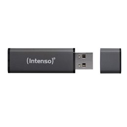 USB FlashDrive 64GB Intenso Alu Line Anthracite Blister fra buy2say.com! Anbefalede produkter | Elektronik online butik