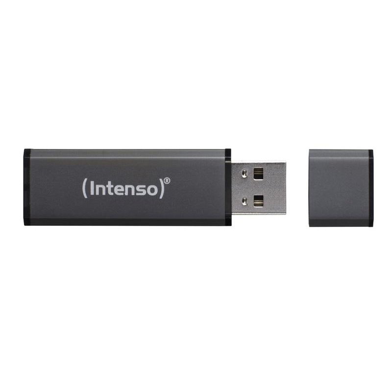USB FlashDrive 4GB Intenso Alu Line Anthracite Blister fra buy2say.com! Anbefalede produkter | Elektronik online butik