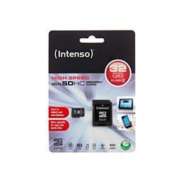 MicroSDHC 32GB Intenso +Adapter CL10 Blister from buy2say.com! Buy and say your opinion! Recommend the product!