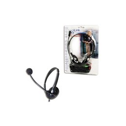 LogiLink Stereo Headset with microphone black HS0002 Headset | buy2say.com LogiLink