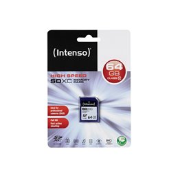 SDXC 64GB Intenso CL10 Blister från buy2say.com! Anbefalede produkter | Elektronik online butik