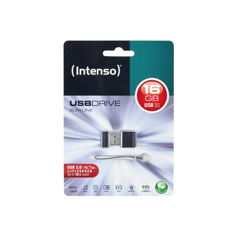 USB FlashDrive 16GB Intenso Slim Line 3.0 Blister black from buy2say.com! Buy and say your opinion! Recommend the product!