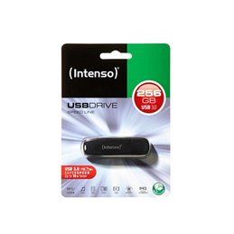 USB FlashDrive 256GB Intenso Speed Line NEU 3.0 Black Blister 256GB | buy2say.com Intenso