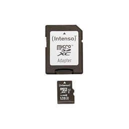 MicroSDXC 128GB Intenso Premium CL10 UHS-I +Adapter Blister от buy2say.com!  Препоръчани продукти | Онлайн магазин за електроник