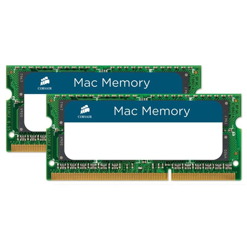 Memory Corsair Mac Memory SO-DDR3 1066MHz 8GB (2x 4GB) CMSA8GX3M2A1066C7 alkaen buy2say.com! Suositeltavat tuotteet | Elektronii