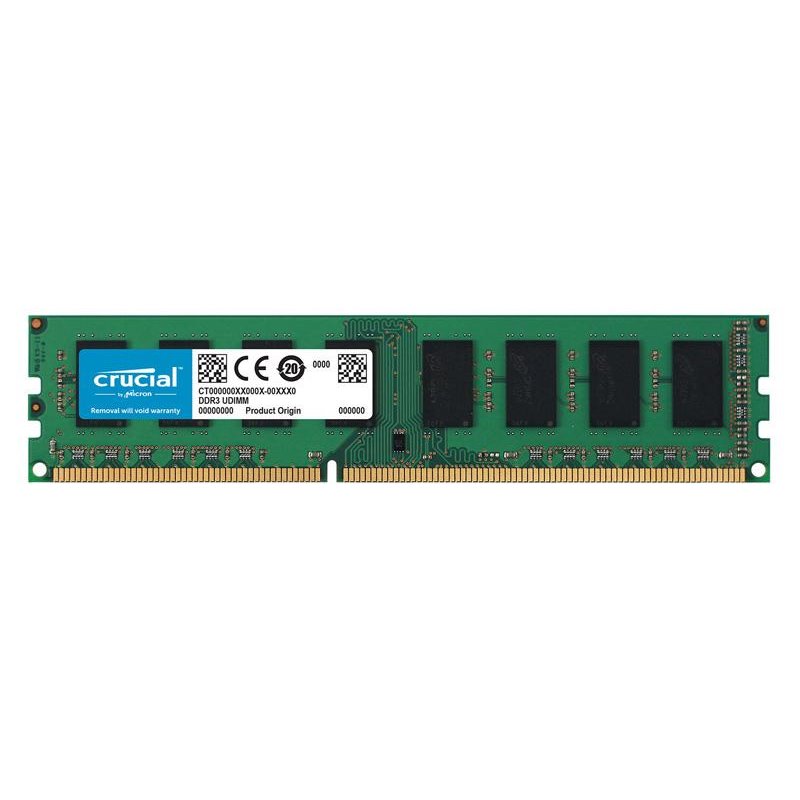 Memory Crucial DDR3L 1600MHz 8GB (1x8GB) CT102464BD160B alkaen buy2say.com! Suositeltavat tuotteet | Elektroniikan verkkokauppa