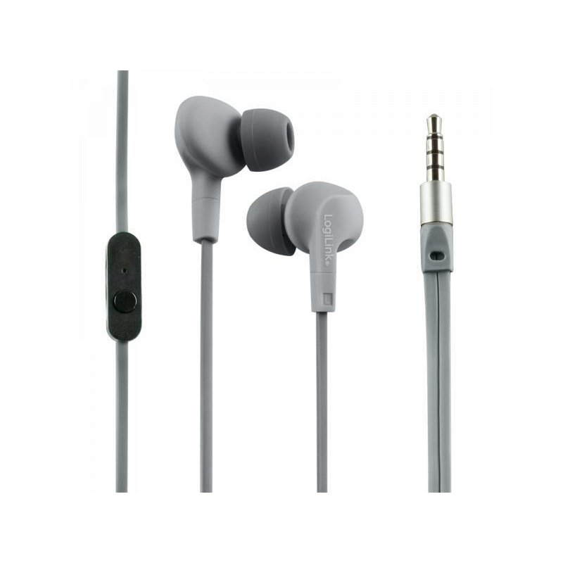 Logilink Waterproof (IPX6) Stereo In-Ear Headset. Grey (HS0041) fra buy2say.com! Anbefalede produkter | Elektronik online butik