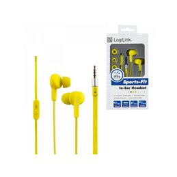 Logilink Waterproof (IPX6) Stereo In-Ear Headset. yellow (HS0043) alkaen buy2say.com! Suositeltavat tuotteet | Elektroniikan ver
