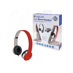 Logilink Stereo High Quality Headset. Red (HS0035) Headset | buy2say.com LogiLink