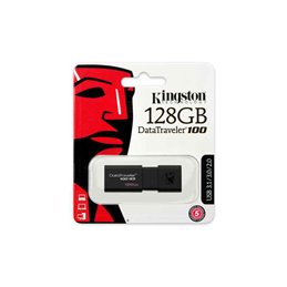 Kingston USB Flash 128GB black DT100G3/128GB från buy2say.com! Anbefalede produkter | Elektronik online butik