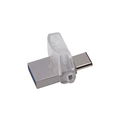 Kingston DataTraveler microDuo 3C Silver USB flash drive DTDUO3C/128GB fra buy2say.com! Anbefalede produkter | Elektronik online