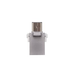 Kingston DataTraveler microDuo 3C Silver USB flash drive DTDUO3C/128GB from buy2say.com! Buy and say your opinion! Recommend the