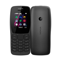 Nokia 110 Black Móvil Gsm Dual Sim 1.77'' Qqvga 4mb Hasta 32gb Con Sd Camera Qvga Fm fra buy2say.com! Anbefalede produkter | Ele
