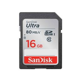 SanDisk  Ultra 16GB SDHC UHS-I Class 10 memory card SDSDUNC-016G-GN6IN 16GB | buy2say.com