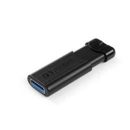 Verbatim  USB-Stick 128GB 3.0 Pin Stripe Black retail 49319 från buy2say.com! Anbefalede produkter | Elektronik online butik