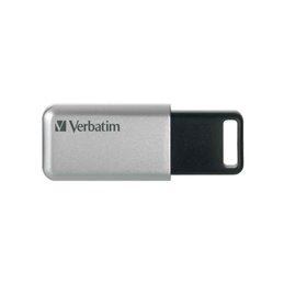 Verbatim Secure Pro 32GB USB 3.0 (3.1 Gen 1) USB Type-A connector Silver USB flash drive 98665 fra buy2say.com! Anbefalede produ