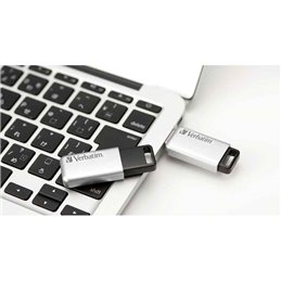 Verbatim Secure Pro 32GB USB 3.0 (3.1 Gen 1) USB Type-A connector Silver USB flash drive 98665 32GB | buy2say.com Verbatim