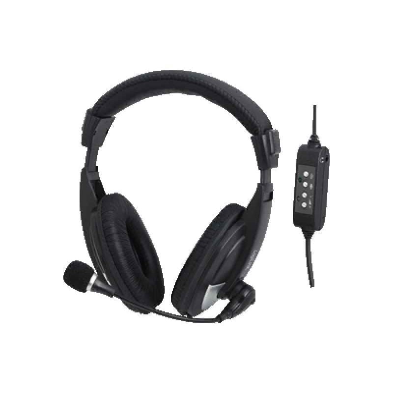 LogiLink HS0019 Binaural Head-band Black headset HS0019 von buy2say.com! Empfohlene Produkte | Elektronik-Online-Shop