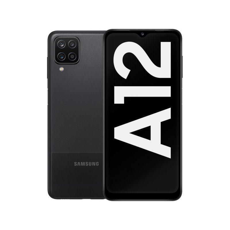 Samsung Galaxy A12 SM-A127F - 16.5 cm (6.5inch) -Black SM-A127FZKVEUB from buy2say.com! Buy and say your opinion! Recommend the 