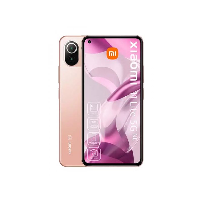 Xiaomi 11 Lite 5G NE 8GB RAM 128GB. Peach Pink fra buy2say.com! Anbefalede produkter | Elektronik online butik