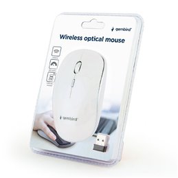 Gembird Optische Maus MUSW-4B-01-W från buy2say.com! Anbefalede produkter | Elektronik online butik