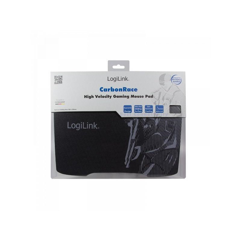 Logilink XL Gaming-Mousepad. 330 x 250 mm. black with imprint (ID0135) von buy2say.com! Empfohlene Produkte | Elektronik-Online-