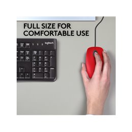Logitech MOUSE M110 Silent Mouse Red 910-005489 från buy2say.com! Anbefalede produkter | Elektronik online butik