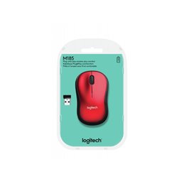 Logitech Wireless Mouse M185 RED EWR2 910-002237 от buy2say.com!  Препоръчани продукти | Онлайн магазин за електроника