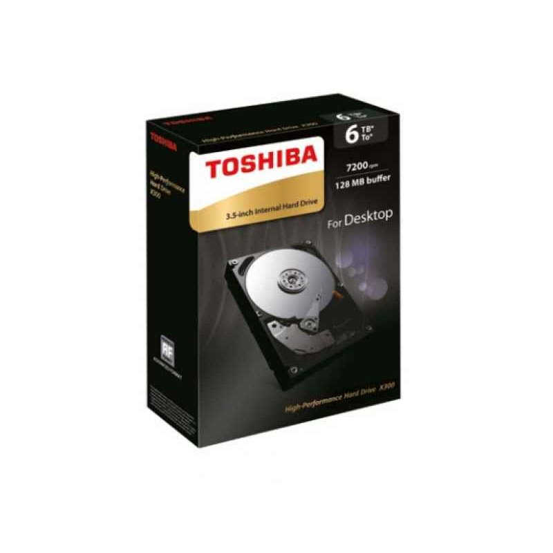 Harddisk Toshiba X300 Desktop 6TB HDWE160UZSVA fra buy2say.com! Anbefalede produkter | Elektronik online butik