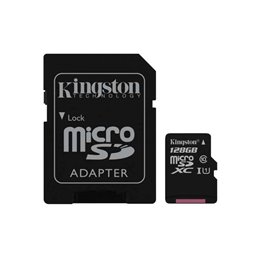 Micro-SD Card 128GB Kingston SDHC UHS-I C10 mit Adapter SDC10G2/128GB from buy2say.com! Buy and say your opinion! Recommend the 