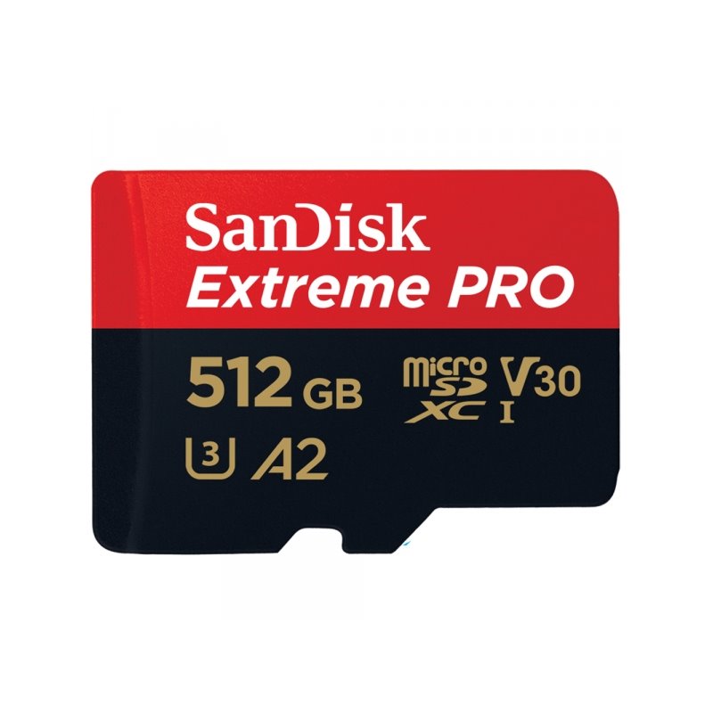 SANDISK MicroSDXC Extreme PRO 512GB R170/W90 C10 U3 V30 SDSQXCZ-512G-GN6MA from buy2say.com! Buy and say your opinion! Recommend