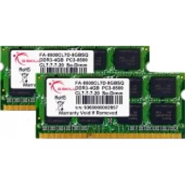 G.Skill FA-8500CL7D-8GBSQ - 8 GB - 2 x 4 GB - DDR3 - 1066 MHz - 204-pin SO-DIMM FA-8500CL7D-8GBSQ fra buy2say.com! Anbefalede pr