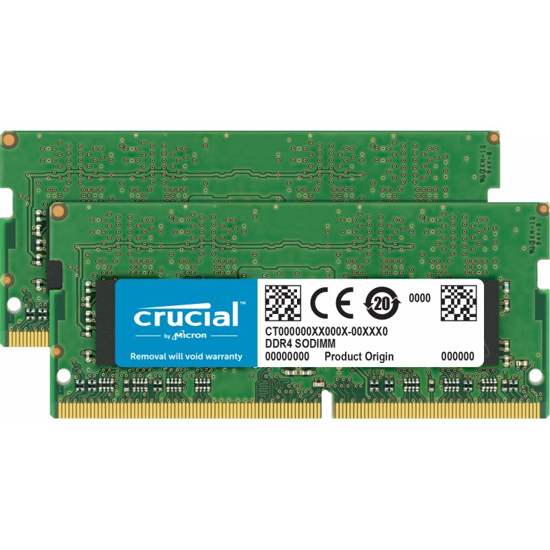 Crucial DDR4 32GB 2x16GB SO DIMM 260-PIN CT2K16G4S266M från buy2say.com! Anbefalede produkter | Elektronik online butik