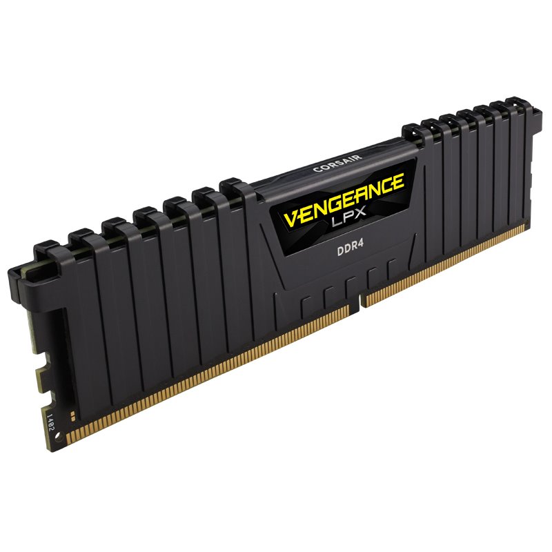 DDR4 64GB PC 3000 CL16 CORSAIR KIT (4x16GB) VengeanceLPX CMK64GX4M4D3000C16 von buy2say.com! Empfohlene Produkte | Elektronik-On