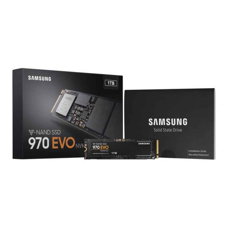 Samsung 970 EVO 1000GB M.2 PCI Express 3.0 MZ-V7E1T0BW fra buy2say.com! Anbefalede produkter | Elektronik online butik