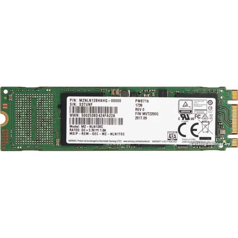 Samsung PM871b MZNLN128HAHQ - Solid-State-Disk alkaen buy2say.com! Suositeltavat tuotteet | Elektroniikan verkkokauppa