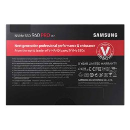 Samsung 960 PRO 512GB M.2 PCI Express 3.0 MZ-V6P512BW från buy2say.com! Anbefalede produkter | Elektronik online butik