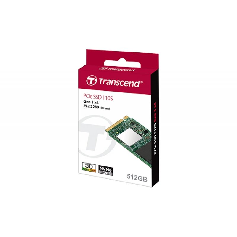Transcend SSD 512GB M.2 MTE110S (M.2 2280) PCIe Gen3 x4 NVMe TS512GMTE110S alkaen buy2say.com! Suositeltavat tuotteet | Elektron
