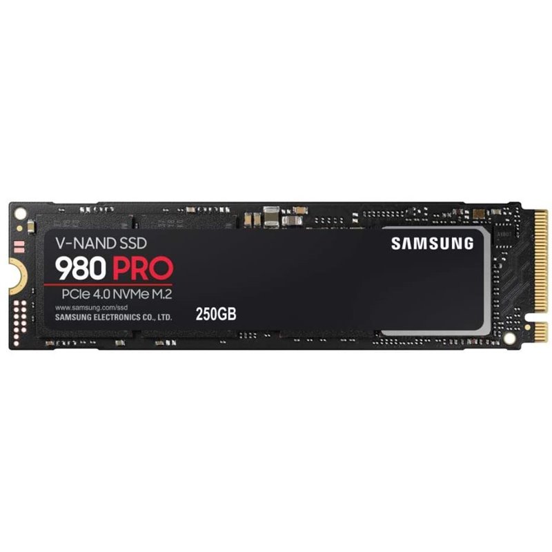 Samsung 980 PRO - 250 GB - M.2 - 6400 MB/s MZ-V8P250BW fra buy2say.com! Anbefalede produkter | Elektronik online butik
