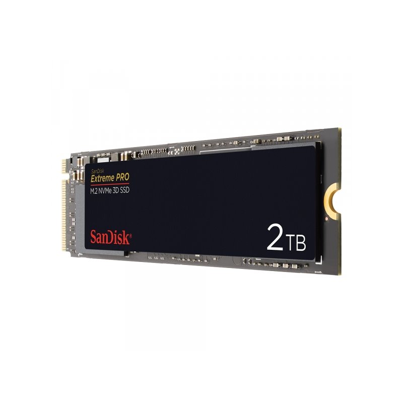 SanDisk SSD Extreme PRO M.2 NVMe 3D SSD 2TB SDSSDXPM2-2T00-G25 fra buy2say.com! Anbefalede produkter | Elektronik online butik