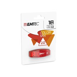 USB FlashDrive 16GB EMTEC C410 (Red) fra buy2say.com! Anbefalede produkter | Elektronik online butik