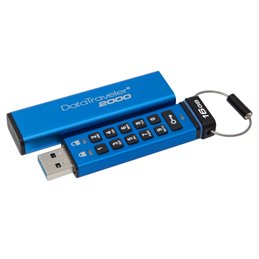 Kingston Keypad DT2000 16GB USB3.0 256bit AES DT2000/16GB fra buy2say.com! Anbefalede produkter | Elektronik online butik
