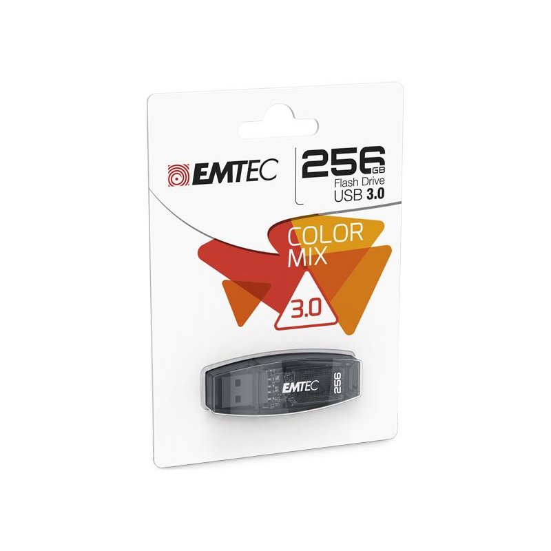 USB FlashDrive 256GB EMTEC C410 (Black) fra buy2say.com! Anbefalede produkter | Elektronik online butik