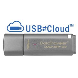 Kingston DataTraveler Locker+ G3 32GB Silver USB flash drive DTLPG3/32GB von buy2say.com! Empfohlene Produkte | Elektronik-Onlin