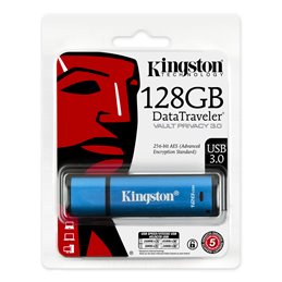 Kingston DataTraveler Vault Privacy 128GB USB FlashDrive 3.0 DTVP30/128GB от buy2say.com!  Препоръчани продукти | Онлайн магазин