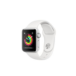 Apple Watch 3 38mm Silver Alu Case w/ White Sport Band MTEY2ZD/A fra buy2say.com! Anbefalede produkter | Elektronik online butik