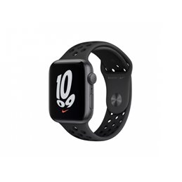 Apple Watch SE Nike Alu 44mm Space Grey (Antraciet/Black) iOS MKQ83FD/A fra buy2say.com! Anbefalede produkter | Elektronik onlin