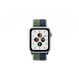 Apple Watch SE GPS Cellular 40mm Silver Aluminium Case with Abyss Blue/Moss от buy2say.com!  Препоръчани продукти | Онлайн магаз