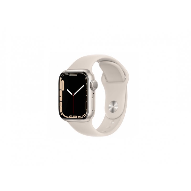Apple Watch S7 Alu 41mm Starlight (Bracelet Stralight) iOS MKMY3FD/A fra buy2say.com! Anbefalede produkter | Elektronik online b